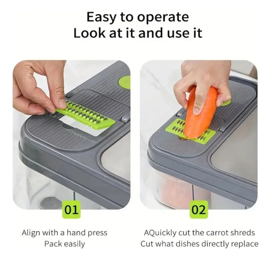 Miniatura 6 de CORTADOR DE VERDURA 28 EN 1